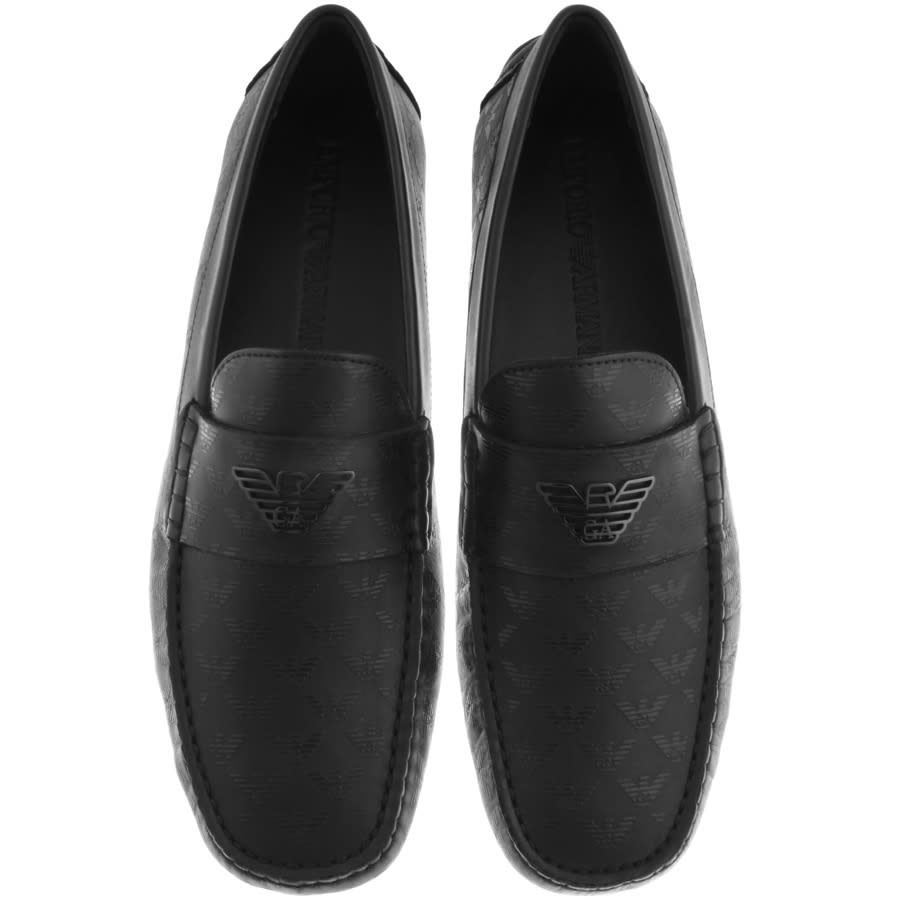 Alternative Image for ProductEmporio Armani Driver Shoes Black3